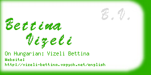 bettina vizeli business card